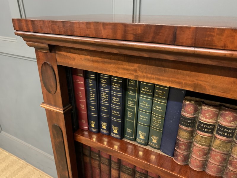 Victorian Mahogany Open Bookcase