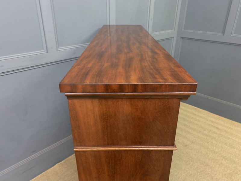 Victorian Mahogany Open Bookcase