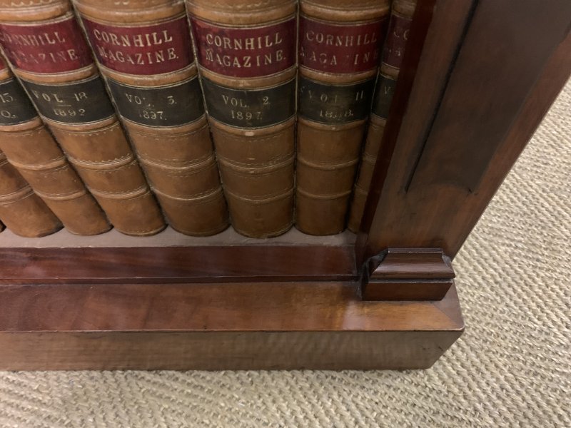 Victorian Mahogany Open Bookcase