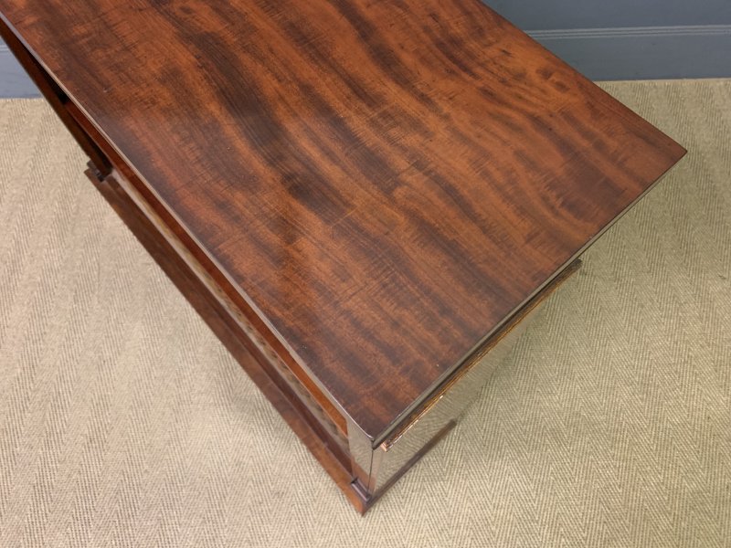 Victorian Mahogany Open Bookcase