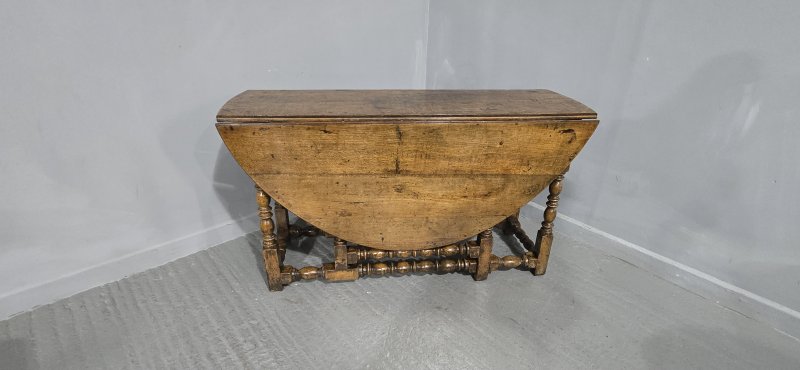 Super C18th Oak Dropleaf Dining Table