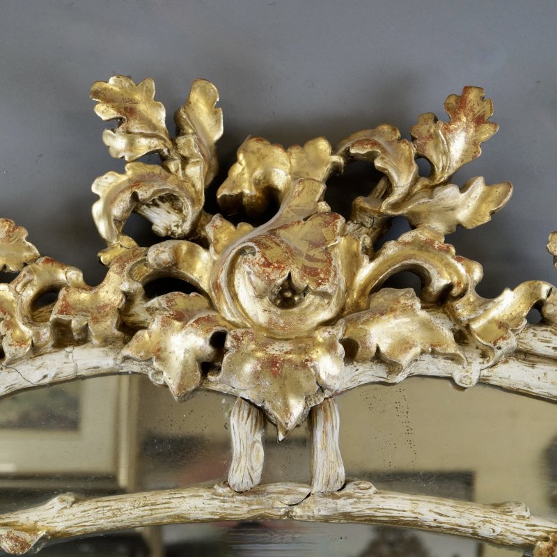 A Very Large Late 18Th Century Wall Mirror.