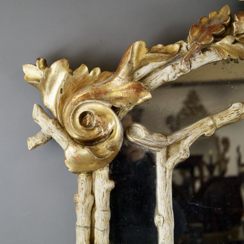 A Very Large Late 18Th Century Wall Mirror.