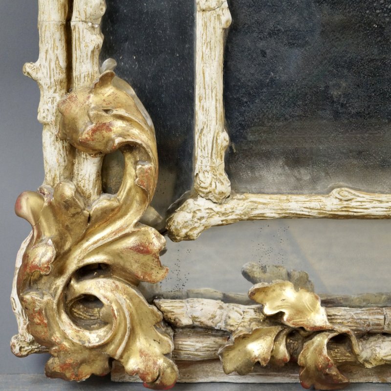 A Very Large Late 18Th Century Wall Mirror.