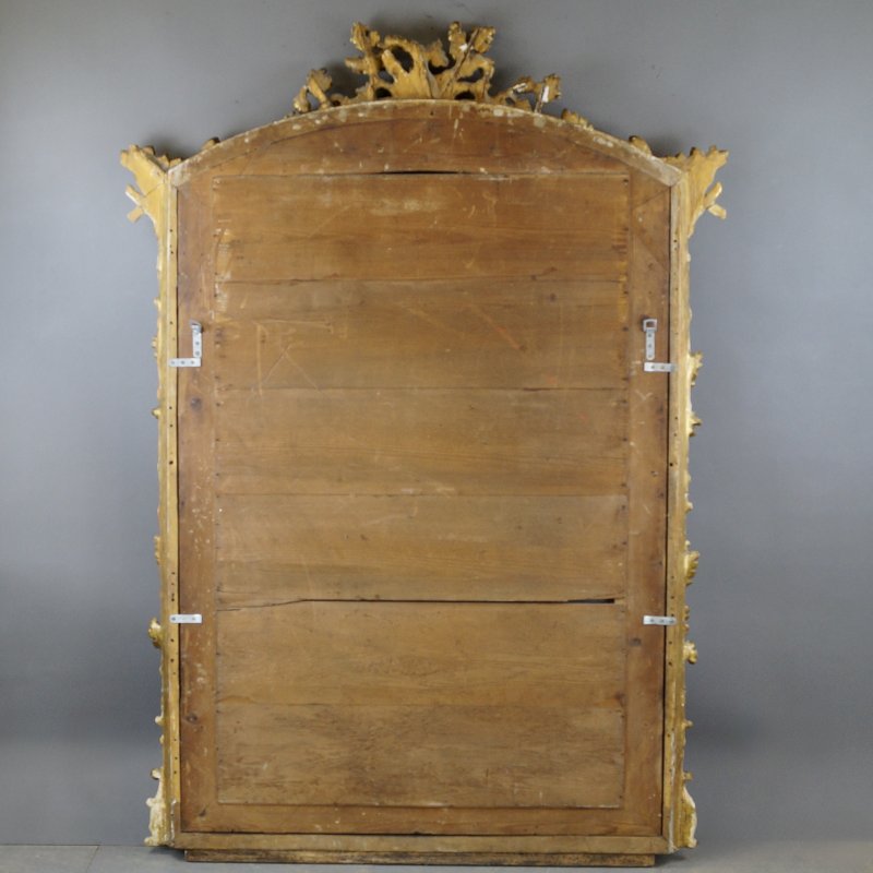 A Very Large Late 18Th Century Wall Mirror.
