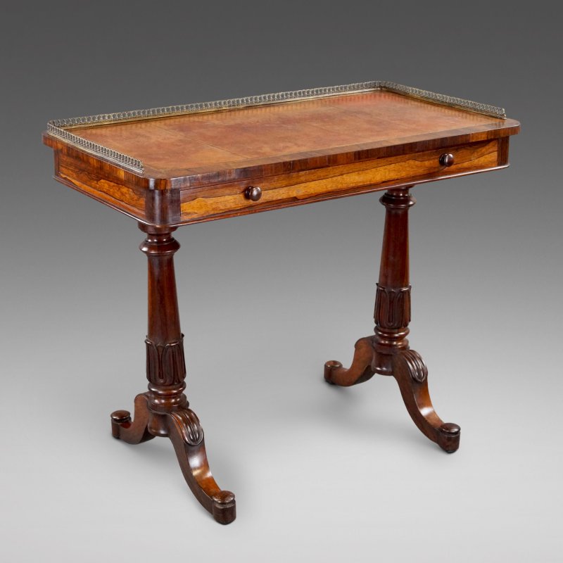 A Victorian Rosewood Writing Table