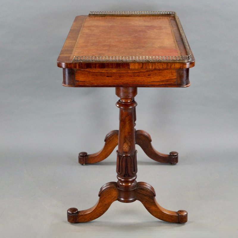 A Victorian Rosewood Writing Table