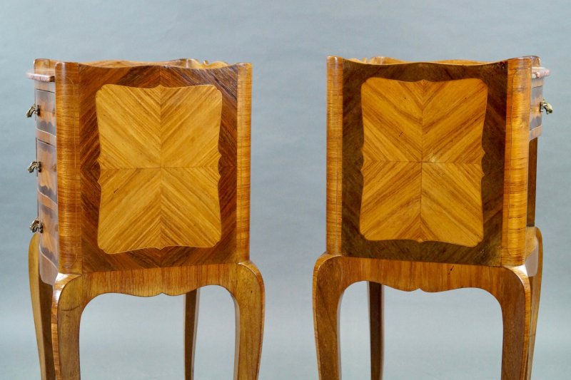 Pair Of French Bedside Tables