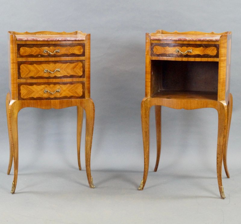 Pair Of French Bedside Tables