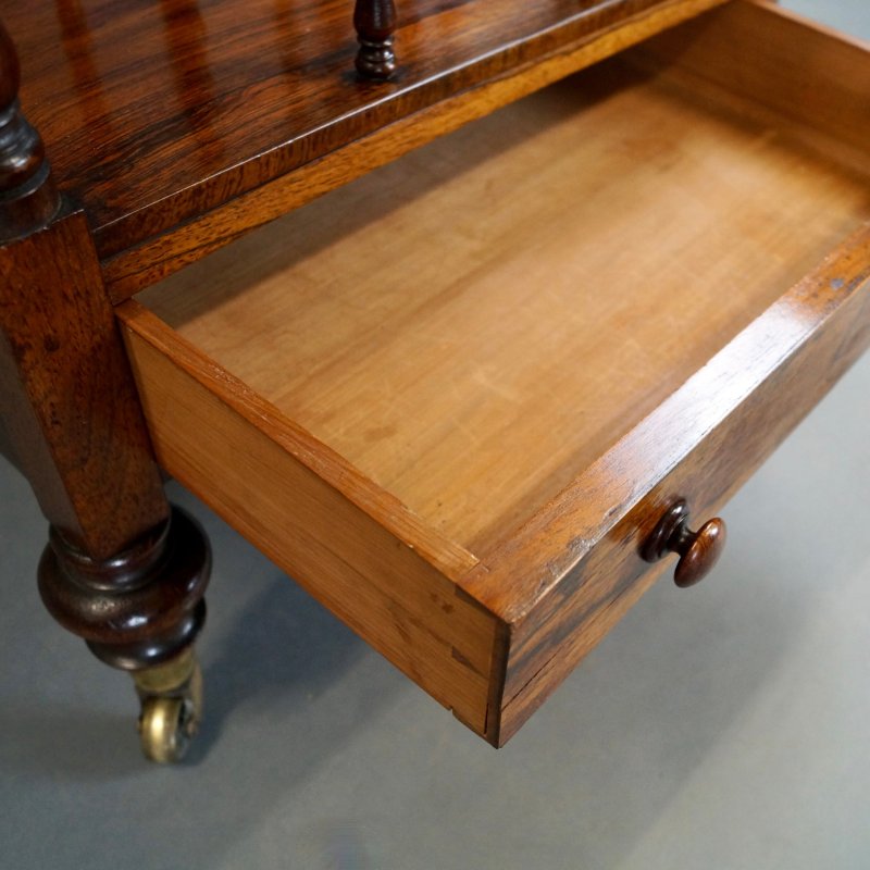A Rosewood Whatnot Of Superior Quality