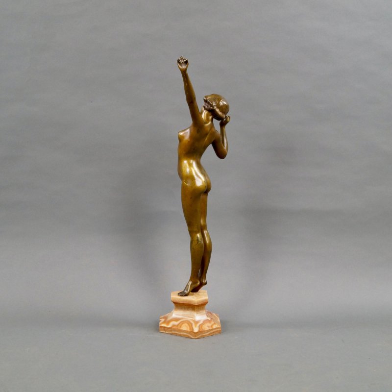 A Fine Art Deco Gilt Bronze Of A Female Nude