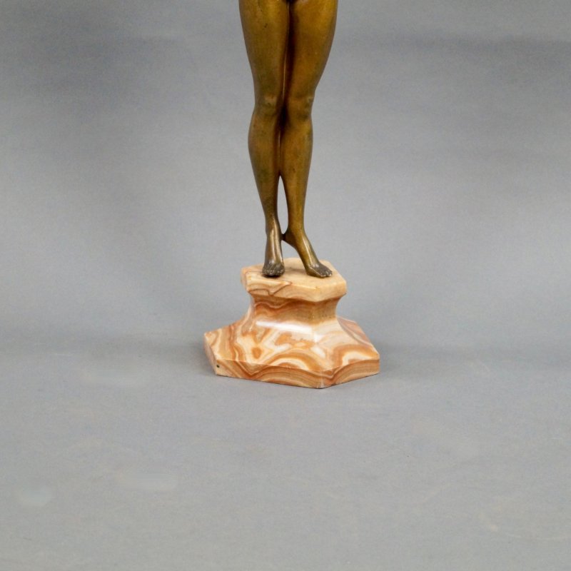 A Fine Art Deco Gilt Bronze Of A Female Nude