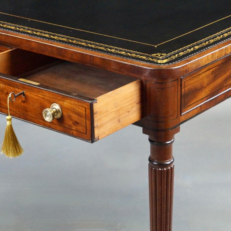 A Fine George III Mahogany Partners Writing Table