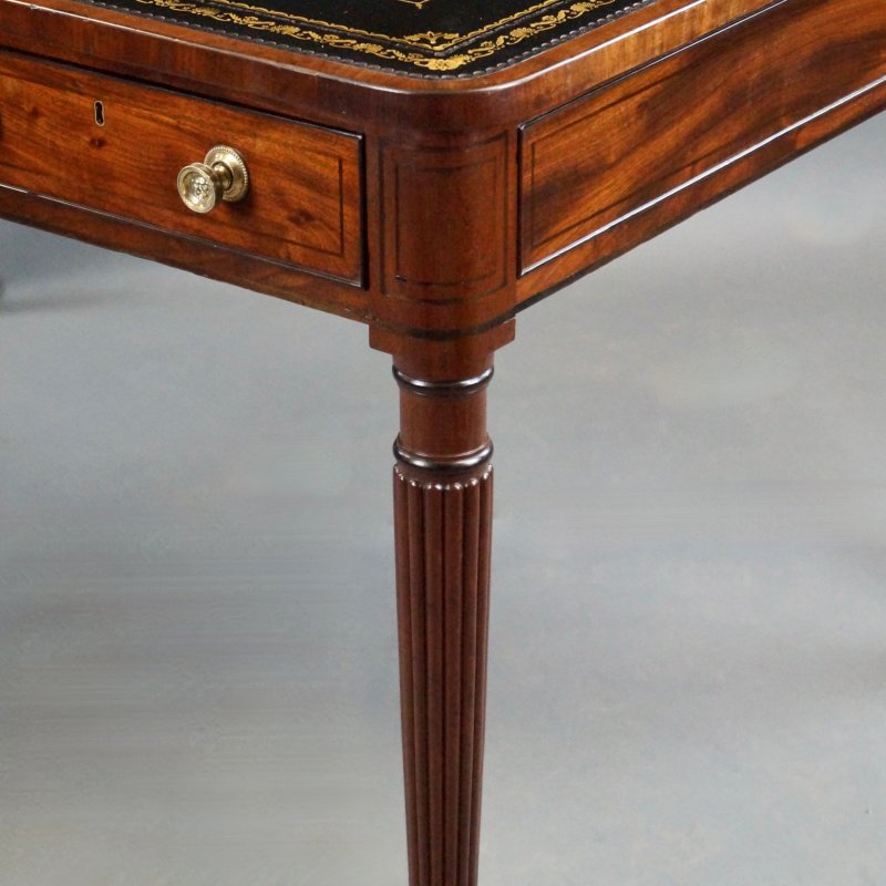 A Fine George III Mahogany Partners Writing Table