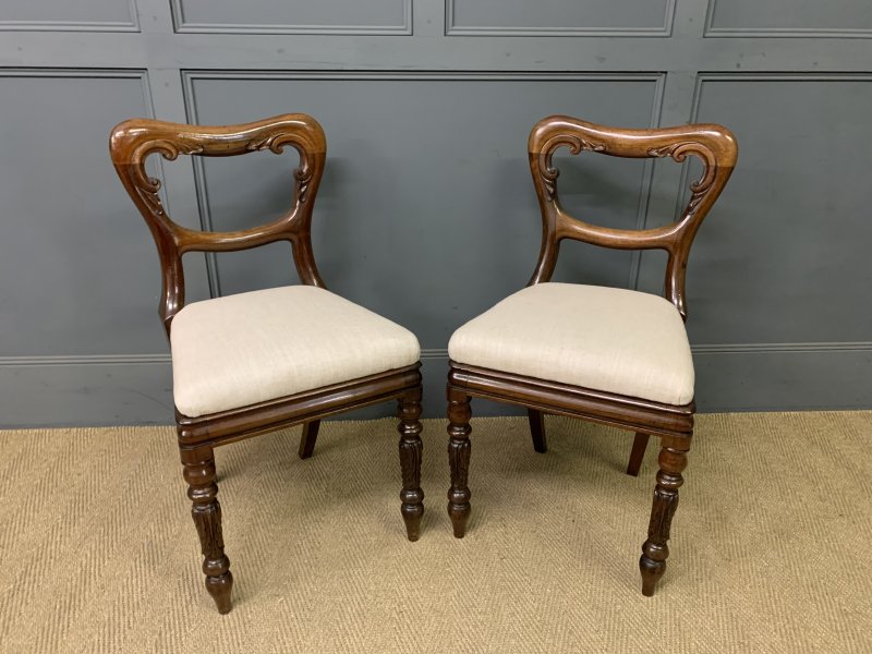 Set of 8 Early Victorian Rosewood Chairs
