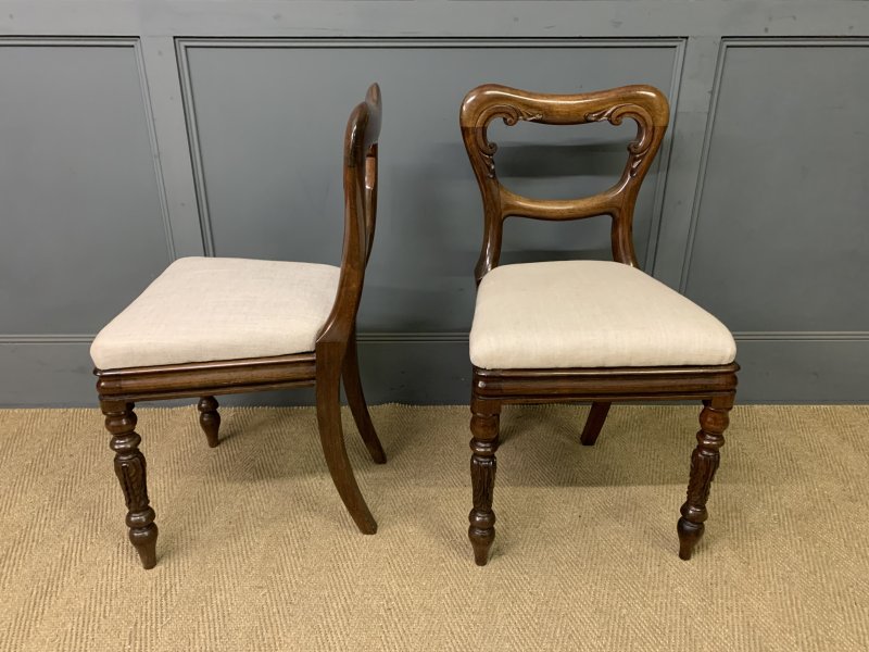 Set of 8 Early Victorian Rosewood Chairs