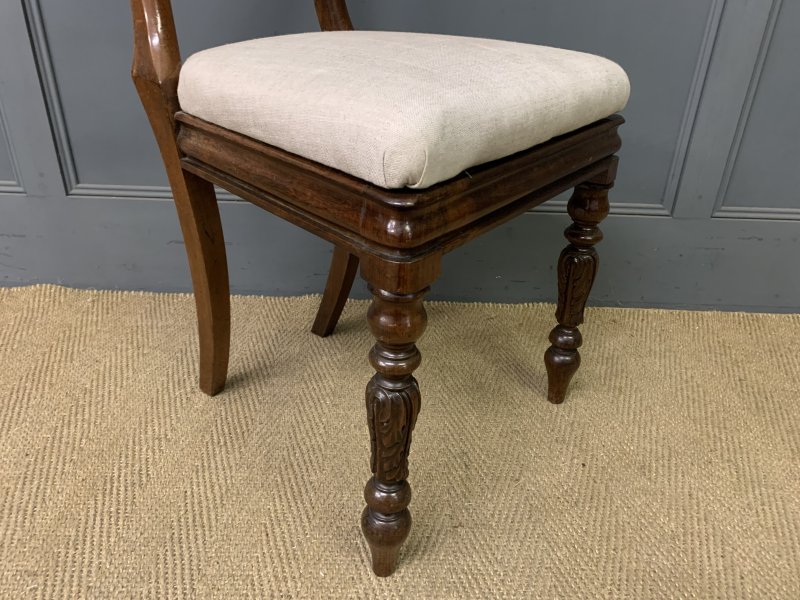 Set of 8 Early Victorian Rosewood Chairs