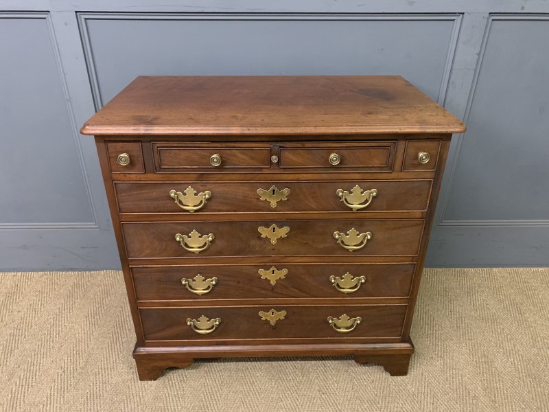Rare Georgian Mahogany Bachelors Chest with Writing Drawer
