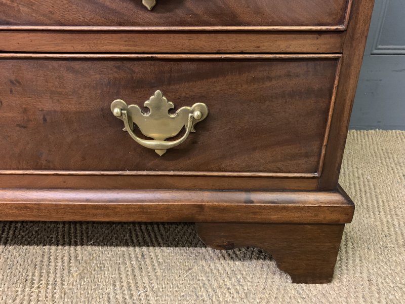 Rare Georgian Mahogany Bachelors Chest with Writing Drawer