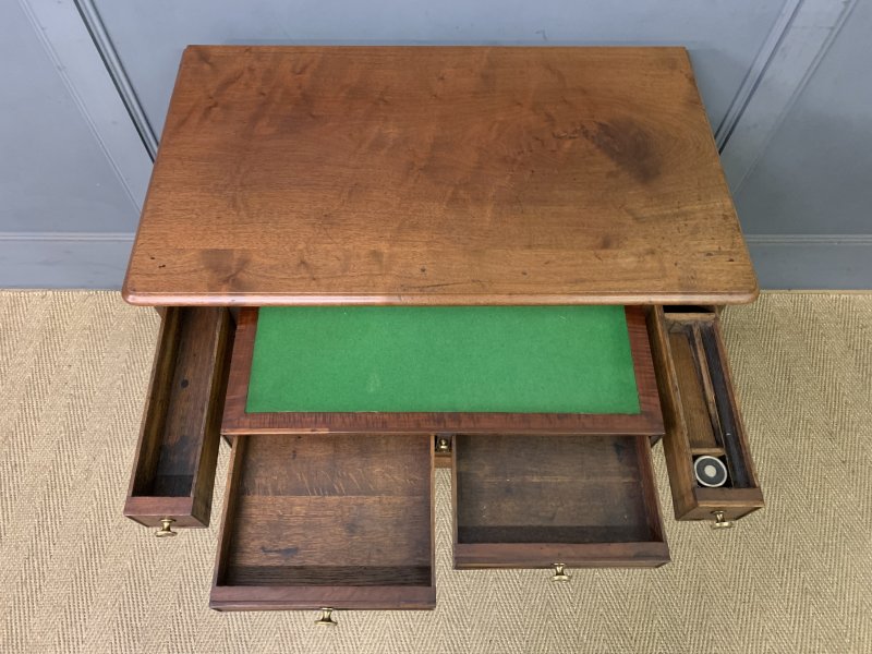 Rare Georgian Mahogany Bachelors Chest with Writing Drawer
