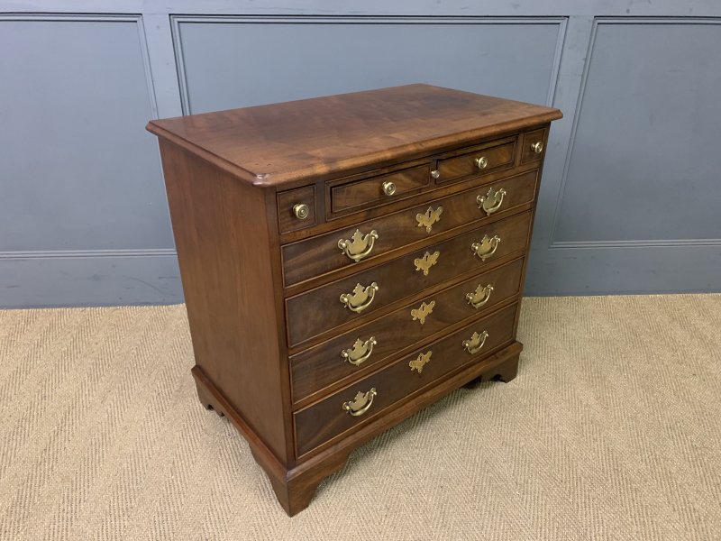 Rare Georgian Mahogany Bachelors Chest with Writing Drawer