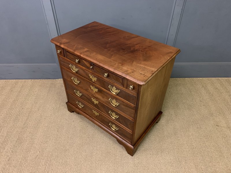 Rare Georgian Mahogany Bachelors Chest with Writing Drawer