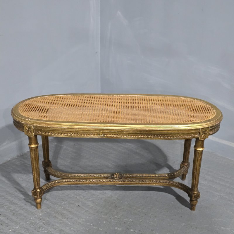 French Gilt Duet Stool