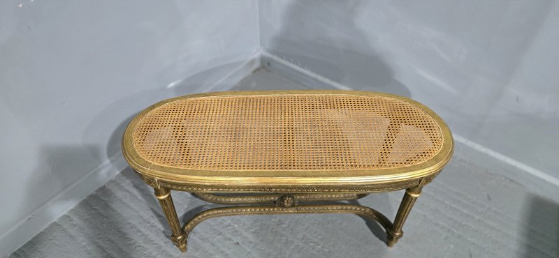 French Gilt Duet Stool