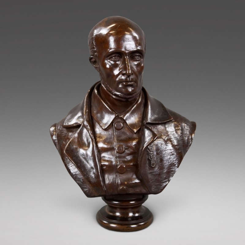 A 19th Century French Bronze Bust