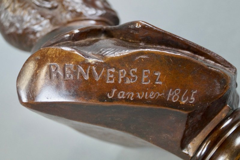 A 19th Century French Bronze Bust