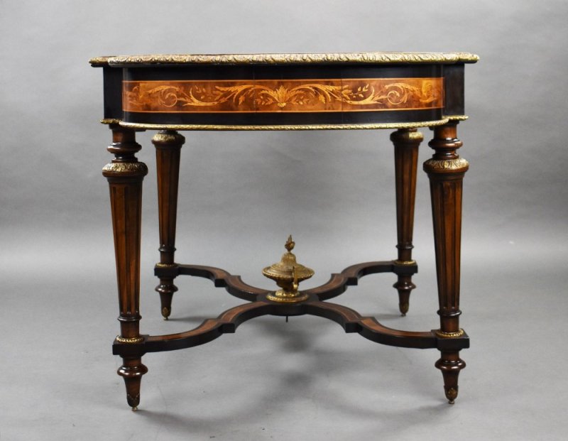 19th Century Marquetry Centre Table