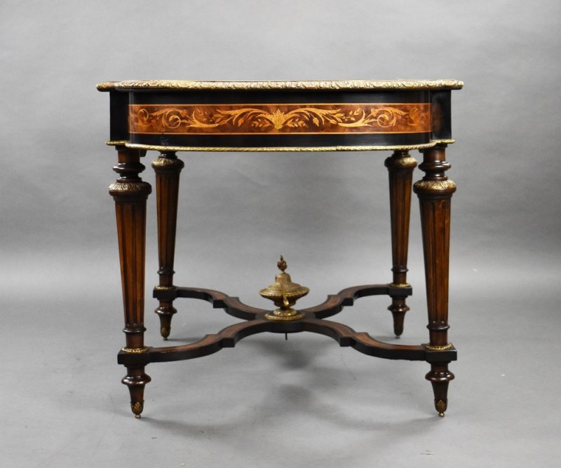 19th Century Marquetry Centre Table
