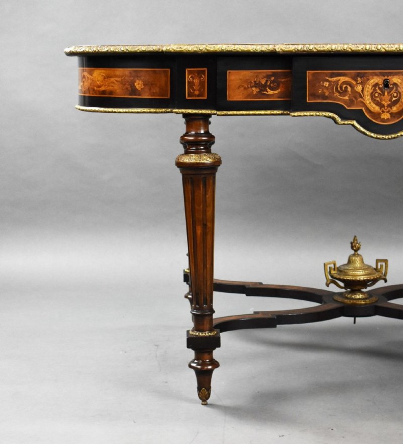19th Century Marquetry Centre Table