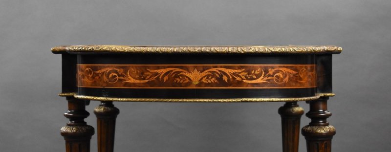 19th Century Marquetry Centre Table