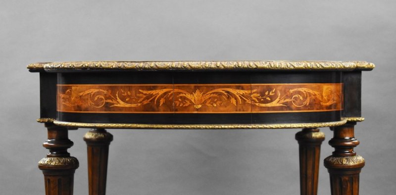 19th Century Marquetry Centre Table
