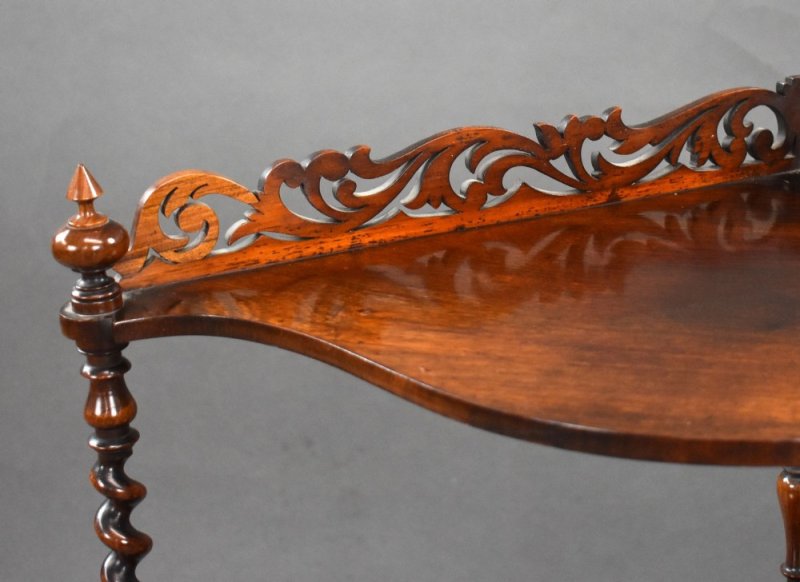 Victorian Rosewood Corner Whatnot