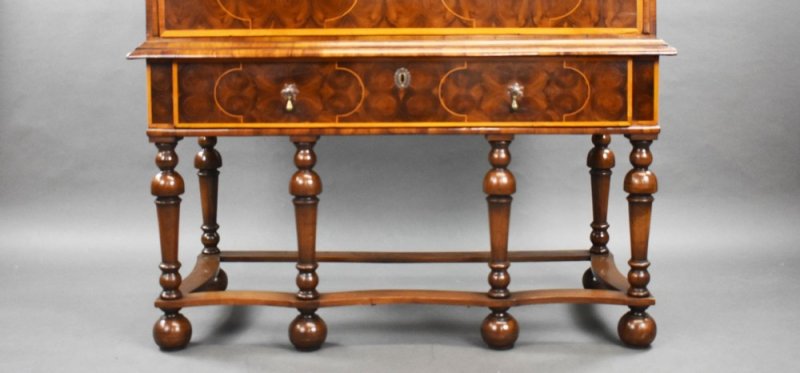 William & Mary Oyster Veneer Chest On Stand