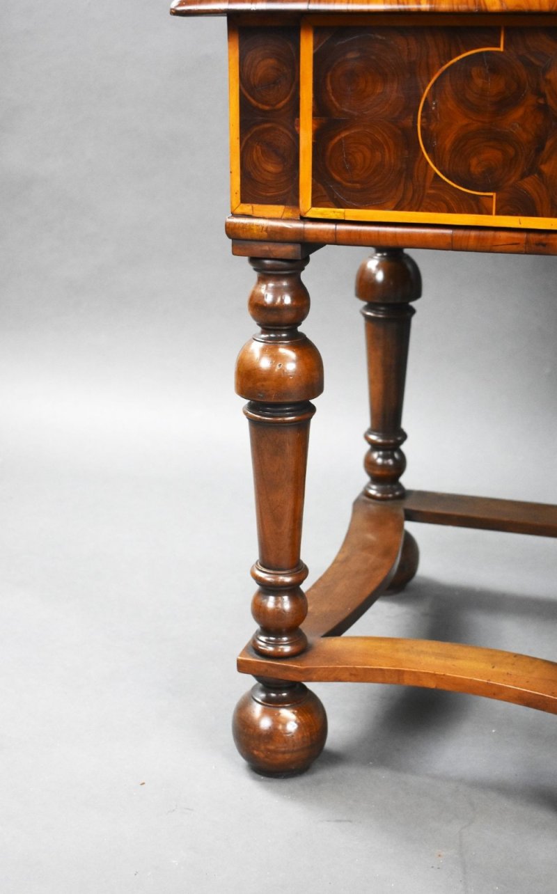 William & Mary Oyster Veneer Chest On Stand