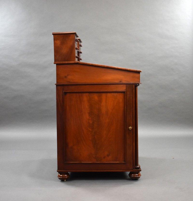 Large William IV Mahogany Davenport