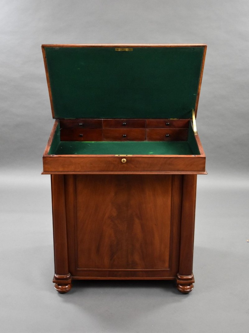 Large William IV Mahogany Davenport