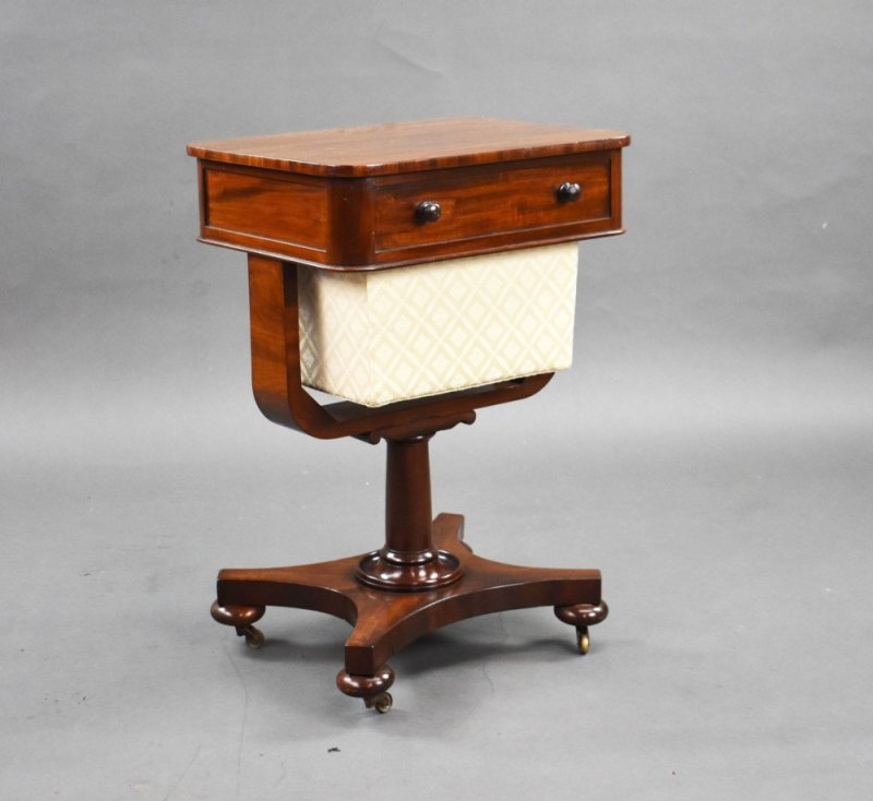 William IV Mahogany Work Table