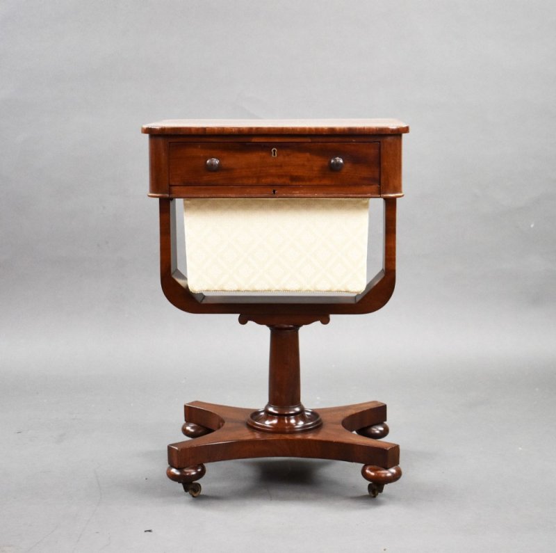 William IV Mahogany Work Table