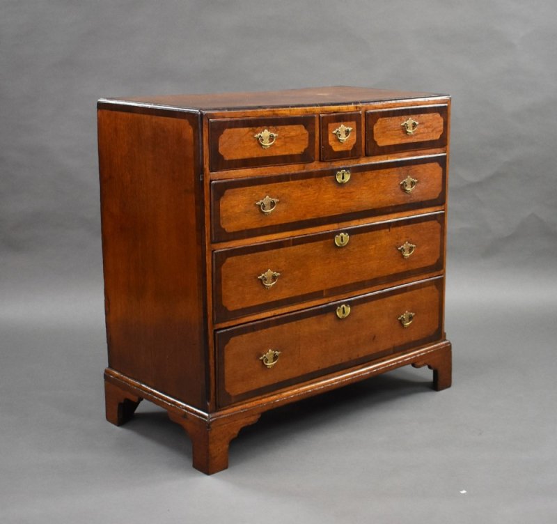 George III Oak Chest Of Drawers