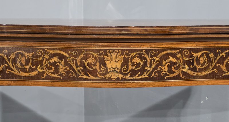 Sheraton Mahogany Inlaid Card Table