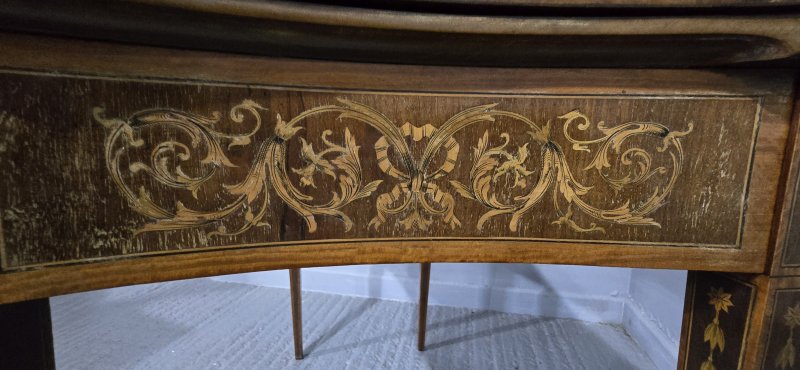 Sheraton Mahogany Inlaid Card Table