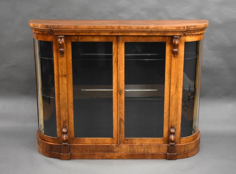 Victorian Burr Walnut Credenza