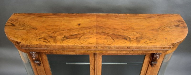 Victorian Burr Walnut Credenza