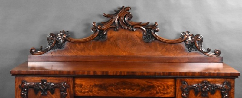 Victorian Flame Mahogany Sideboard