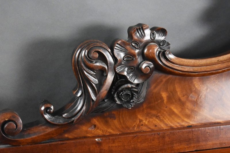Victorian Flame Mahogany Sideboard