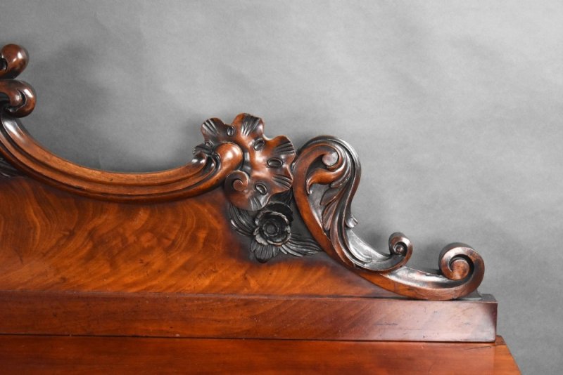 Victorian Flame Mahogany Sideboard
